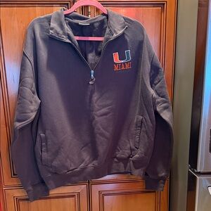 Stadium Athletics university of Miami Dark gray Sweatshirt